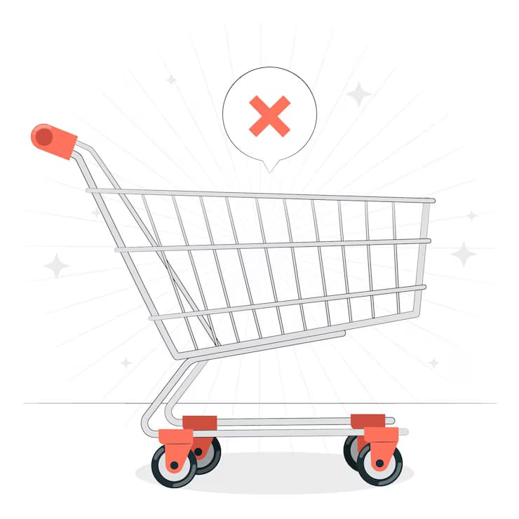 Empty cart
