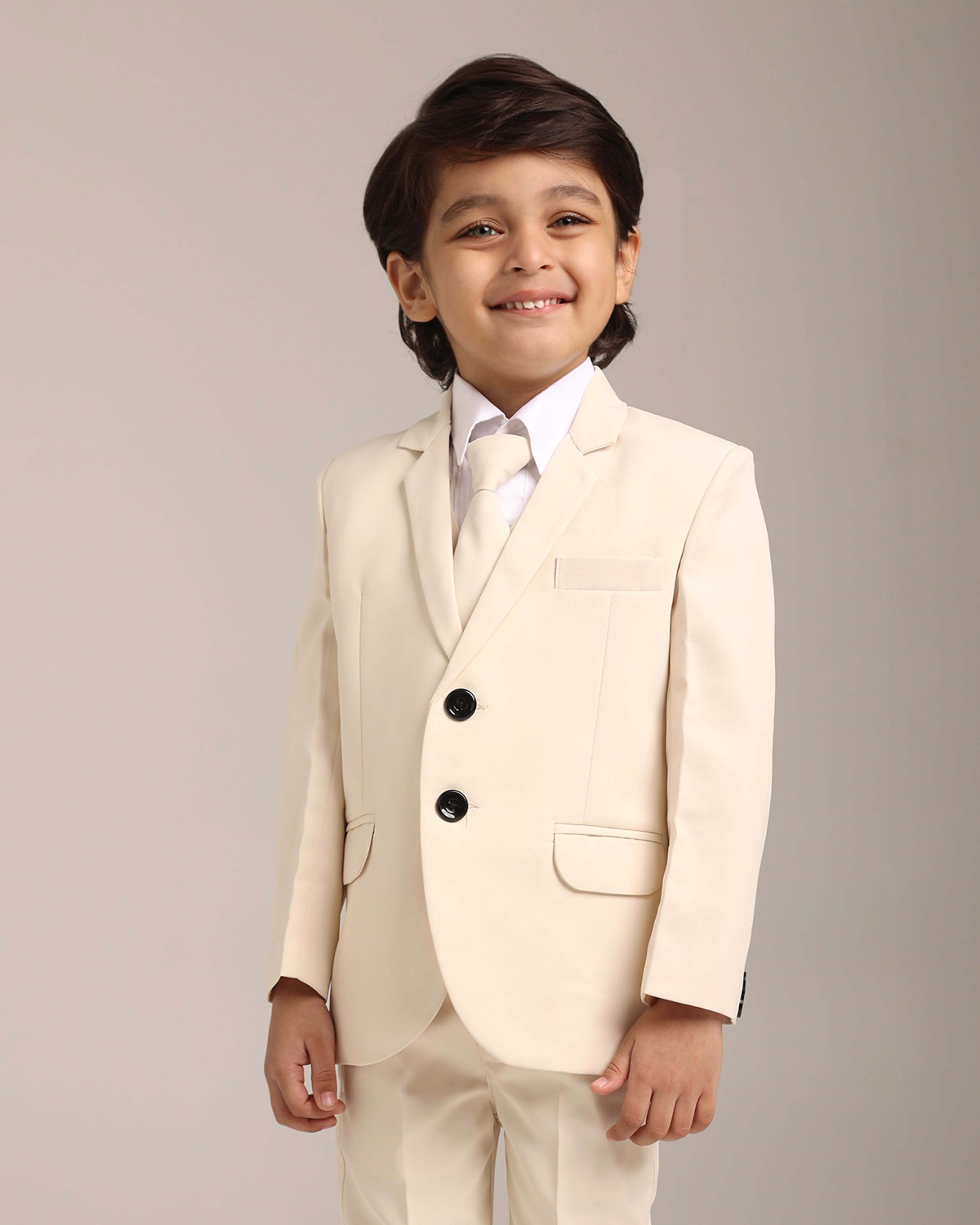 ChicChums Tuxedo Suit with Blazer, Shirt, Waistcoat, Pant