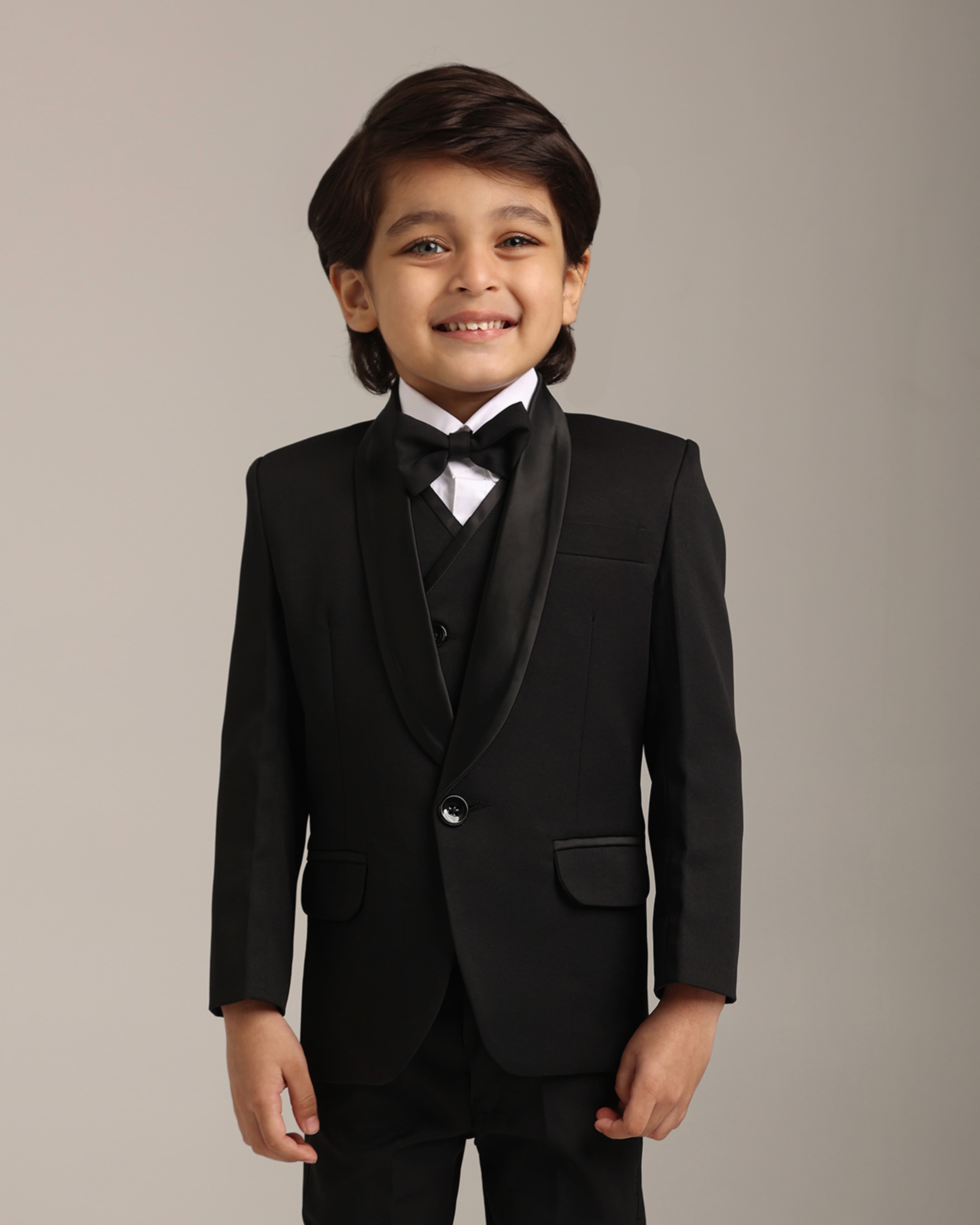 ChicChums Black Suit for kids & Boys