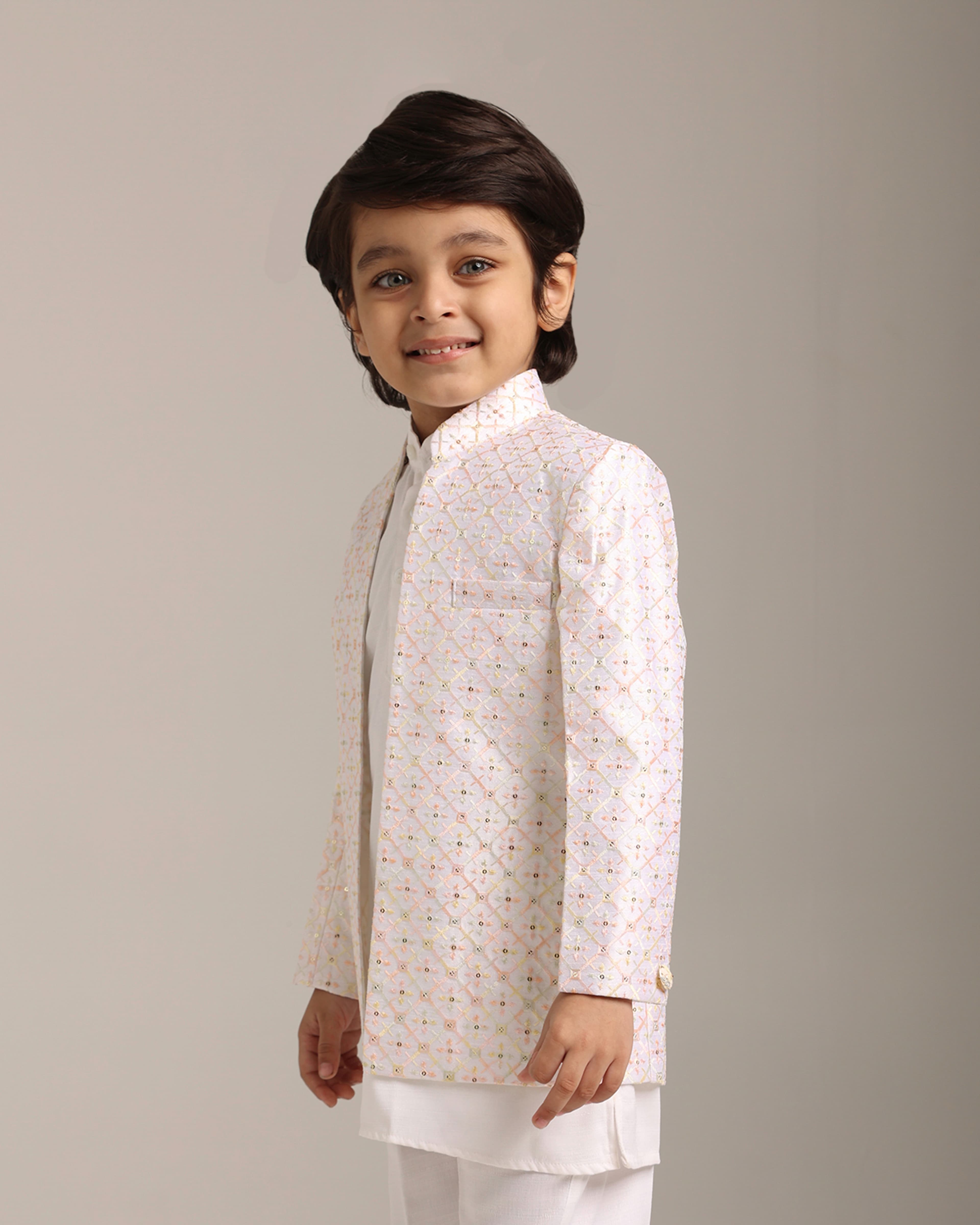 ChicChums Open Jodhpuri White colour wedding occasions